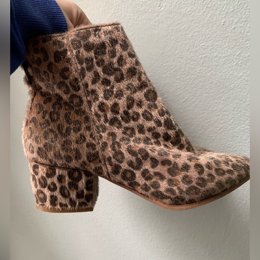 Leopard Size 7.5 Heeled booties from Francesca’s